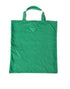 Prada Green Jersey Fabric Logo Shoulder Shopping Tote Shopping Bag