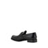 Prada Black Leather Logo Loafers