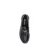 Prada Black Leather Logo Loafers