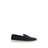 Prada Blue Rubber Slip-On Loafers