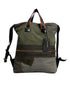 Dolce & Gabbana Military Green Patchwork Rucksack Backpack Bag