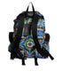 Dolce & Gabbana Multicolor Maiolica Print Nylon Backpack Bag
