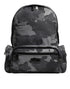 Dolce & Gabbana Gray Cotton Camouflage Logo Plaque Backpack Bag