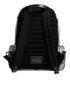 Dolce & Gabbana Polyester Gray Black DG Logo Plaque Backpack Bag