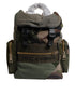 Dolce & Gabbana Military Green Patchwork Travel Backpack Bag