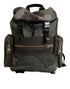 Dolce & Gabbana Military Green Patchwork Travel Backpack Bag