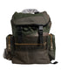 Dolce & Gabbana Military Green Patchwork Travel Backpack Bag