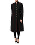 Dolce & Gabbana Black Wool Single Breasted Trench Coat Jacket