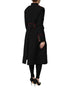Dolce & Gabbana Black Wool Single Breasted Trench Coat Jacket