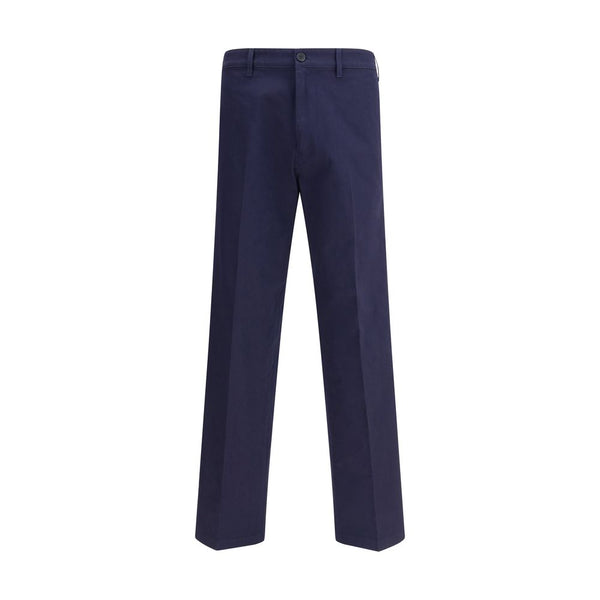 Prada Blue Cotton Chino Pants