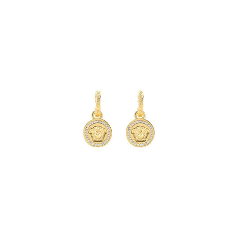 Versace Gold Brass Earrings