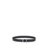 Saint Laurent Black Calf Leather Bos Taurus Regular Belt