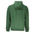 Tommy Hilfiger Green Cotton Men Sweater with Hood