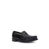 Prada Black Calf Leather Bos Taurus Slip-On Loafers