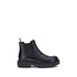 Prada Black Calf Leather Bos Taurus Chelsea Boots