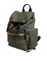Dolce & Gabbana Military Green Patchwork Rucksack Backpack Bag