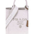 Prada Cream Cotton Shoulder Bag