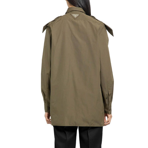 Prada Green Cotton Shirt