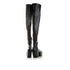 Prada Black Calfskin Over The Knee