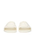 Moncler White Cotton Slippers