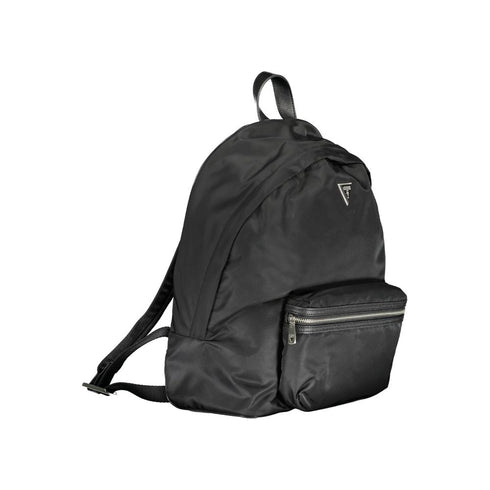 Guess Jeans Black Polyamide Backpack