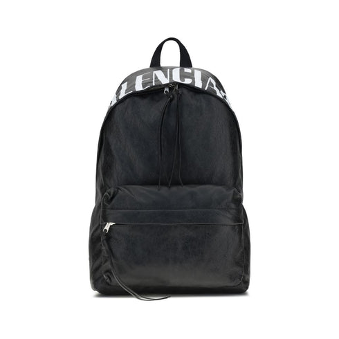 Balenciaga Black Lamb Ovis Aries Aries Backpack