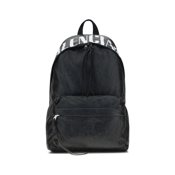 Balenciaga Black Lamb Ovis Aries Aries Backpack