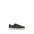 Prada Blue Calf Leather Bos Taurus Low Top Sneakers