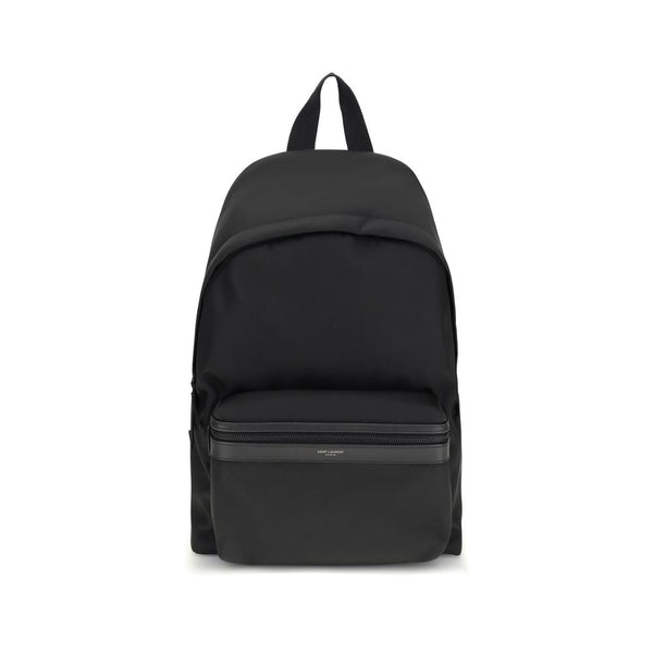 Saint Laurent Black Recycled Polyamide Backpack