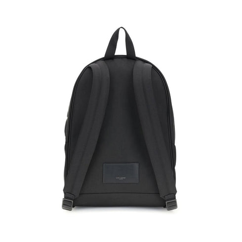 Saint Laurent Black Recycled Polyamide Backpack