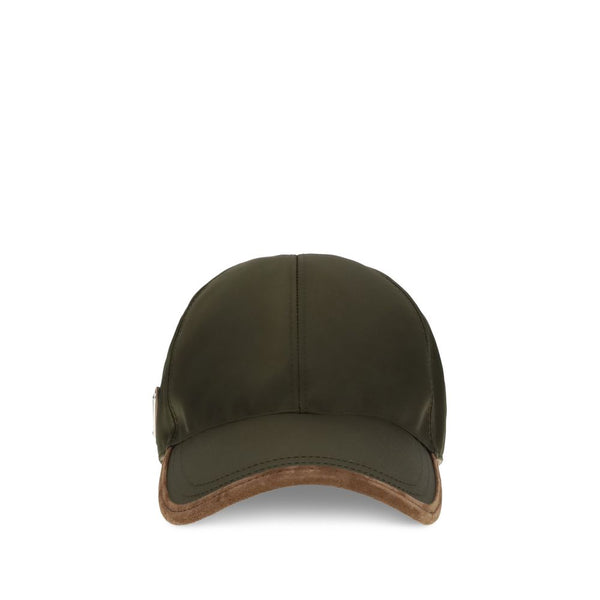 Prada Green Recycled Polyamide Cap (Baseball Hat)