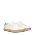 Palm Angels White Leather Low Top Sneakers