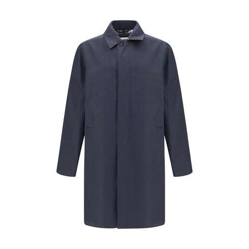 Burberry Blue Cotton Coat