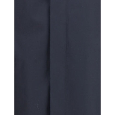 Burberry Blue Cotton Coat