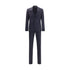 Prada Blue Fleece Wool Two-Piece Suit