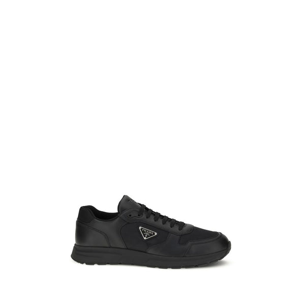 Prada Black Recycled Polyamide Athletic Sneakers