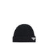 Prada Black Fleece Wool Beanie
