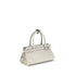 Prada White Calf Leather Bos Taurus False