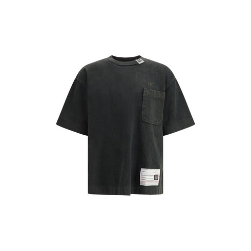 Maison Mihara Yasuhiro Black Cotton T-Shirt
